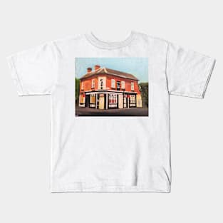 Cafe, England Kids T-Shirt